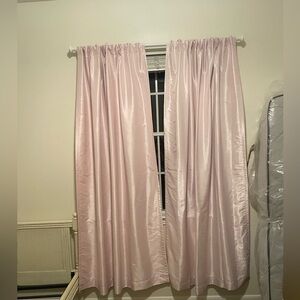 Rachel Ashwell Shabby Chic Pink Silk Curtains